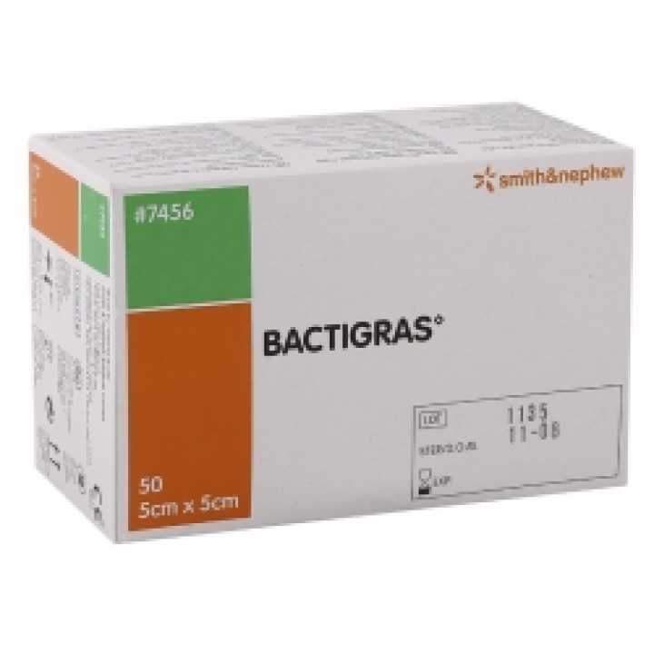 Bactigras Paraffin Gauze Dressing 5 x 5cm 