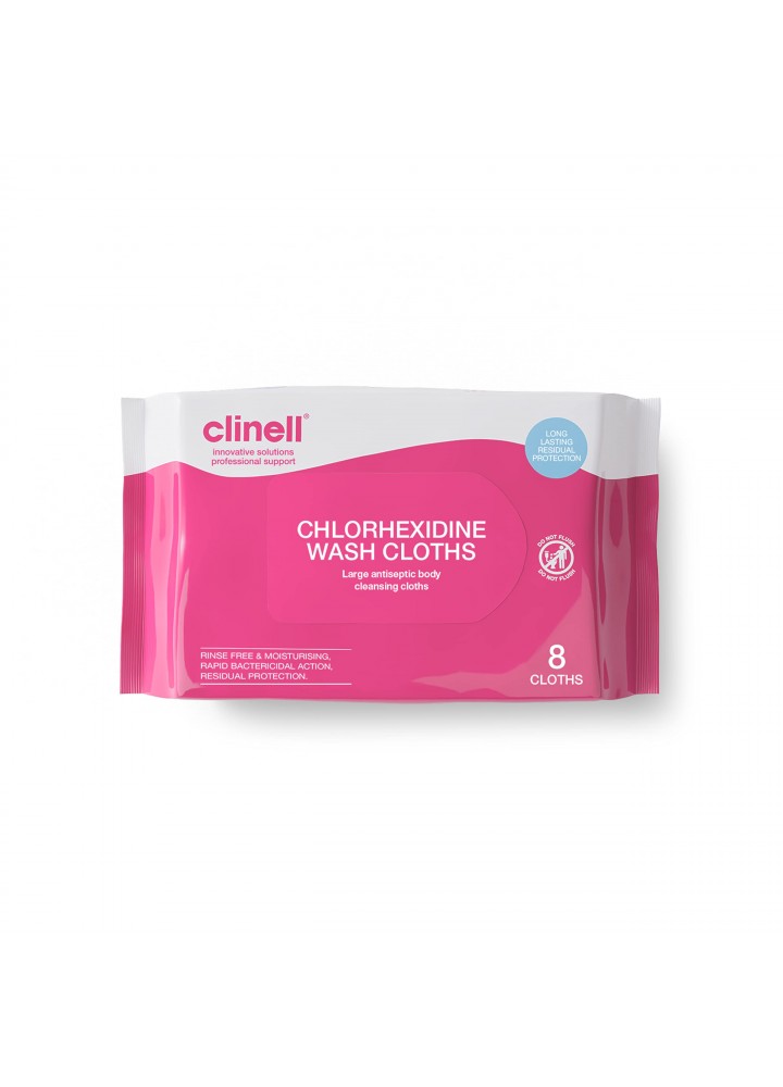 Clinell Chlohexidine Wash Cloths (Low Exp 09.24)
