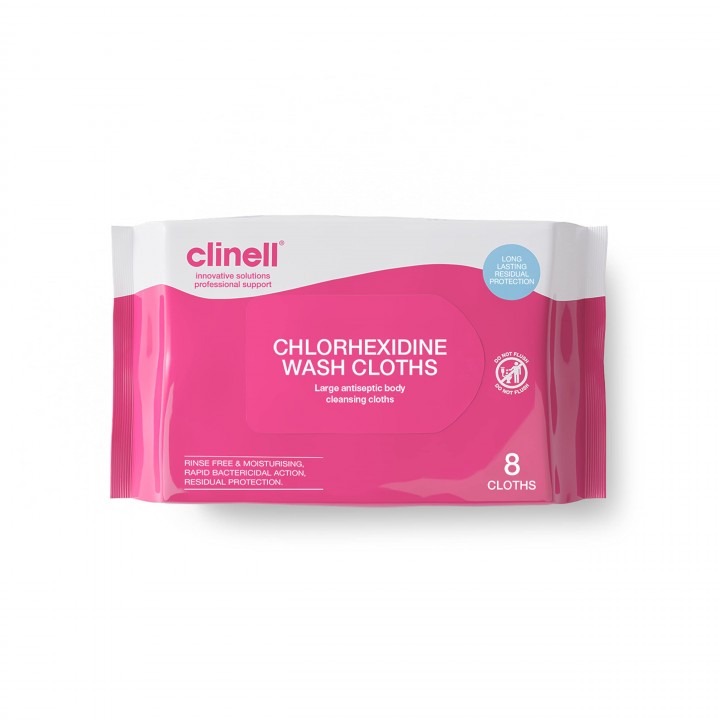 Clinell Chlohexidine Wash Cloths (Low Exp 09.24)