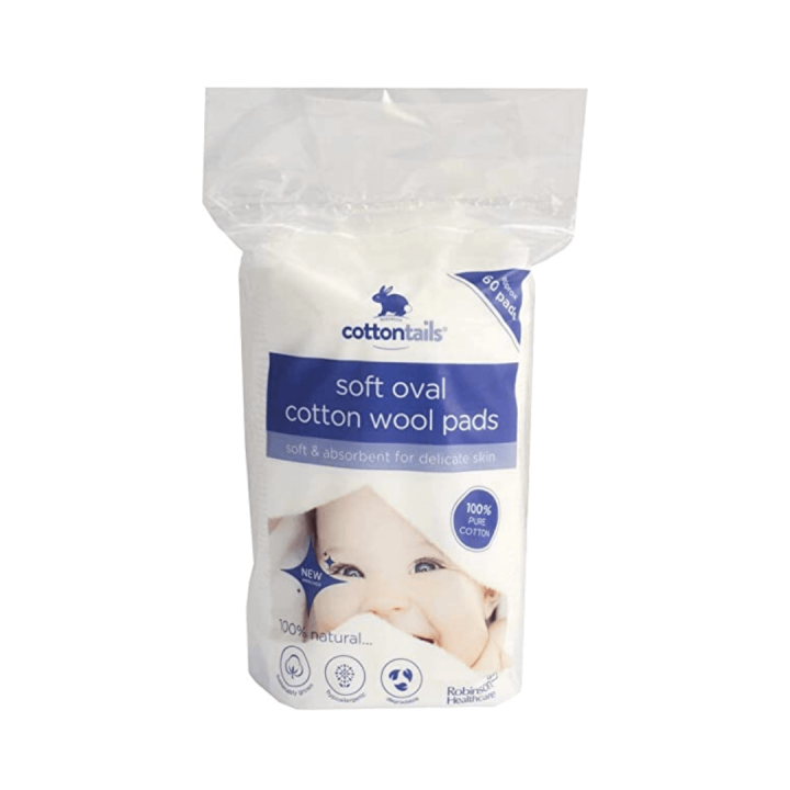 Cottontails Oval Cotton Wool Cosmetic Pads