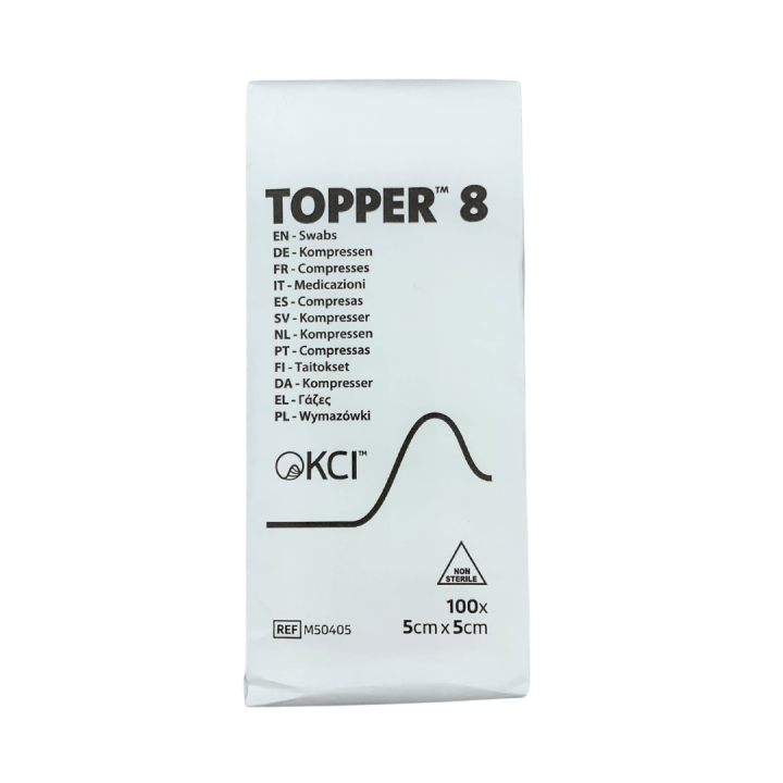 Topper 8 Non-Sterile Swabs 5x5cm