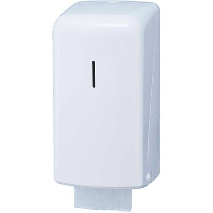 Double Stacker System White Standard Toilet Roll Dispenser 