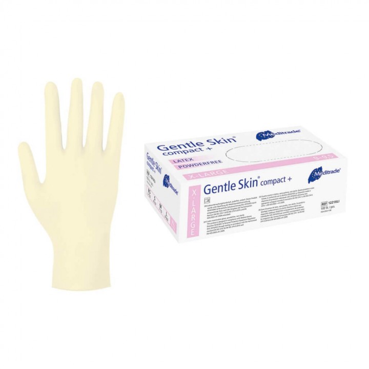 Compact+ Latex P/Free Gloves S-XL