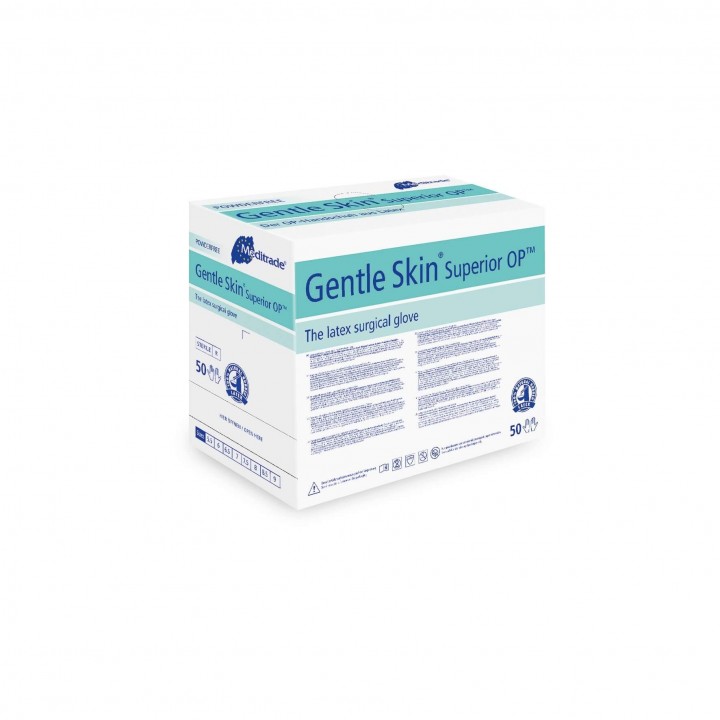 Gentle Skin Superior Op Powder Free Sterile Latex Surgical Gloves