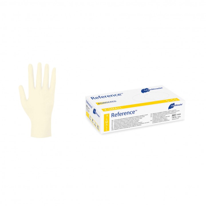 Reference Latex Lightly Powdered Gloves