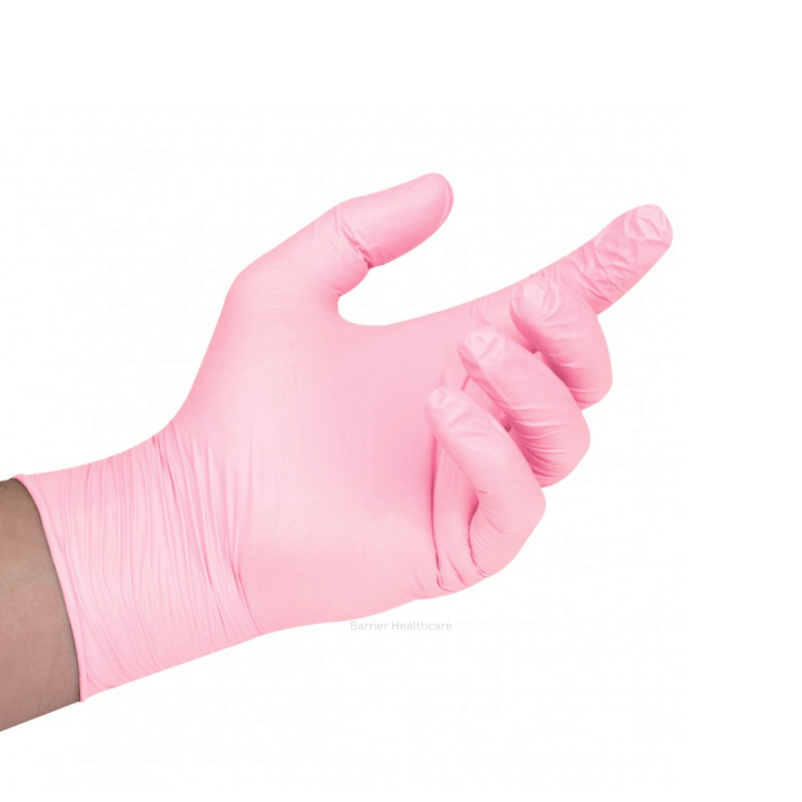 Pink Nitrile Gloves