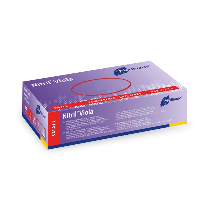 Purple Nitrile Gloves 