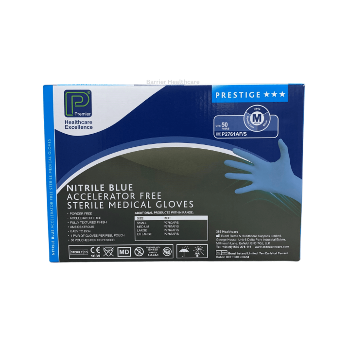 Premier Nitrile Sterile Gloves - X-Large (Low Exp 06.24)