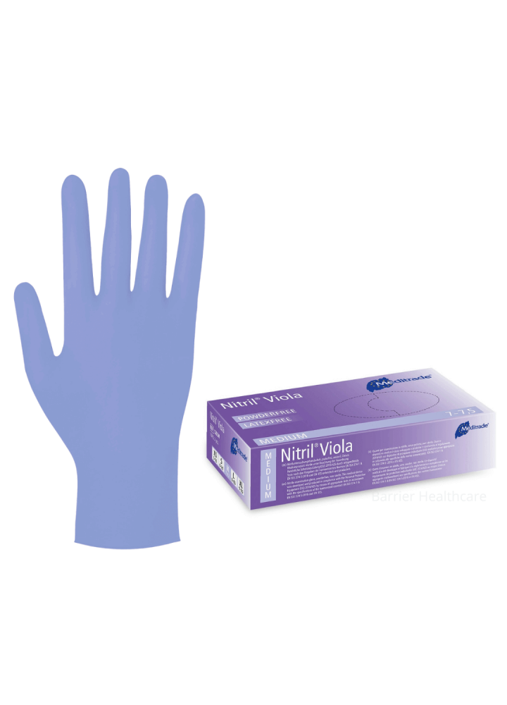 Violet Nitrile Gloves XS-XL