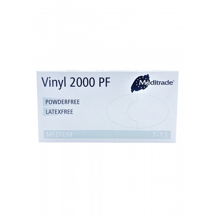 Meditrade 2000 Vinyl P/Free Exam Gloves 