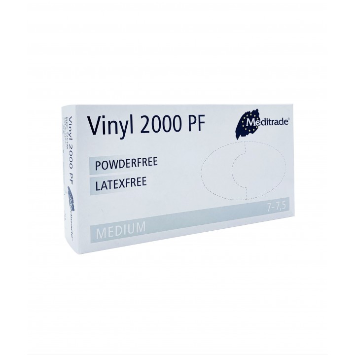 Meditrade 2000 Vinyl P/Free Exam Gloves 