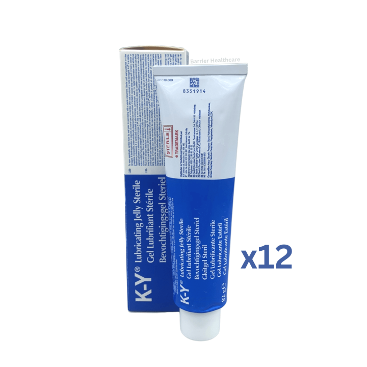 K-Y Sterile Lubricating Jelly 82gm 12/Pack 