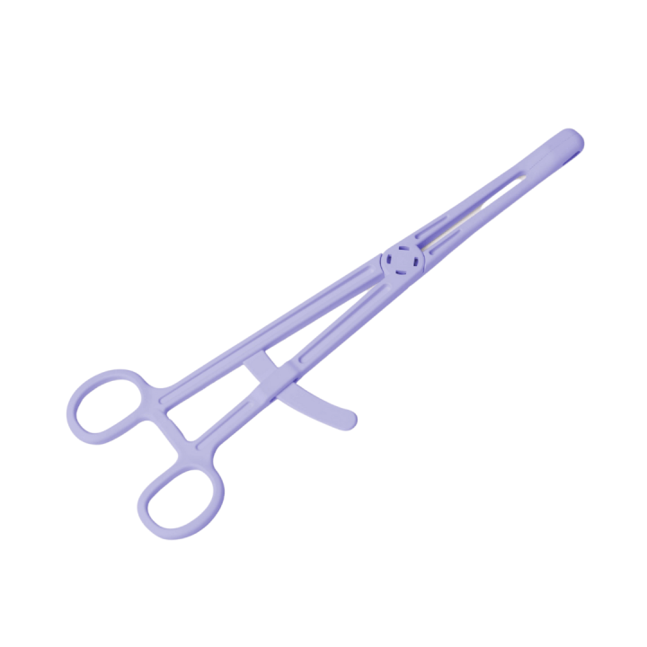 DISPOSABLE SPONGE HOLDING FORCEPS 23.5CM (Low Exp 07.25)
