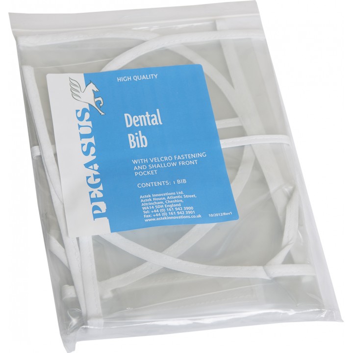 DENTAL BIB VELCRO+POCKET