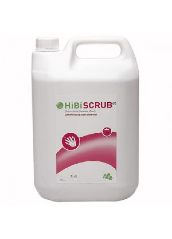 (P) Hibiscrub Antimicrobial Skin Cleanser 5 Litres (HCPC Required - Restricted Product see T&C's)