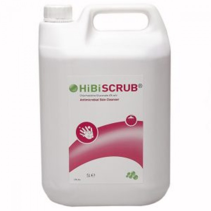 (P) Hibiscrub Antimicrobial Skin Cleanser 5 Litres (Restricted Product see T&C's)