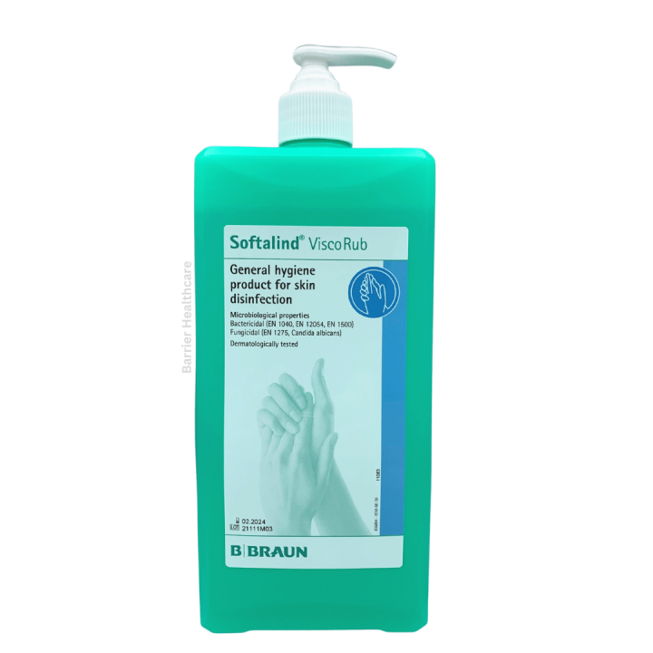 BBraun Softalind Visco Rub Hand Sanitizer 1L (Low Exp 02.24)