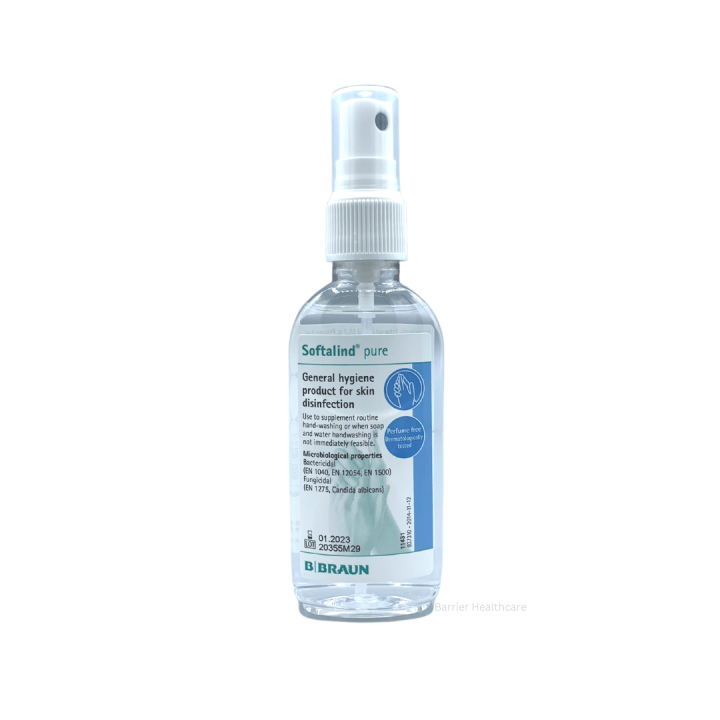 B/Braun Softalind Pure Hand Sanitizer Tottle Spray 75ml 