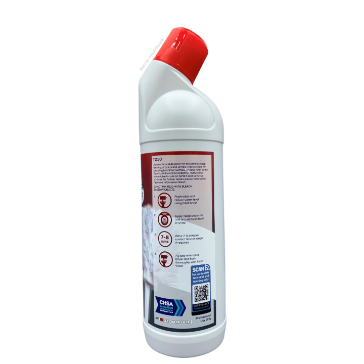 TD30 Toilet Cleaner & Descaler 750ml