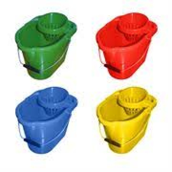 Plastic Mop Bucket Yellow 