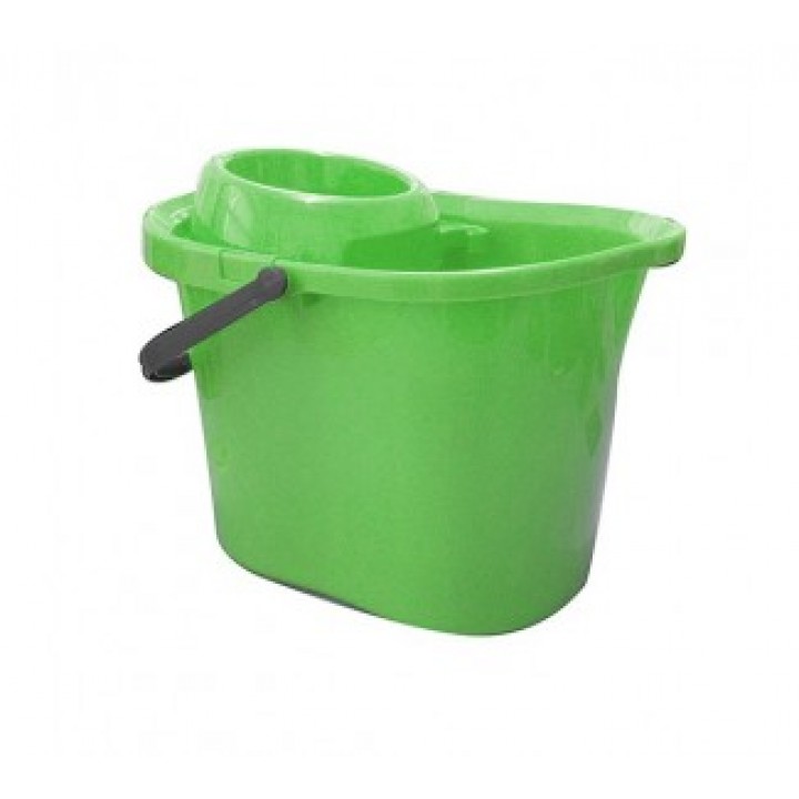 Plastic Mop Bucket Green 