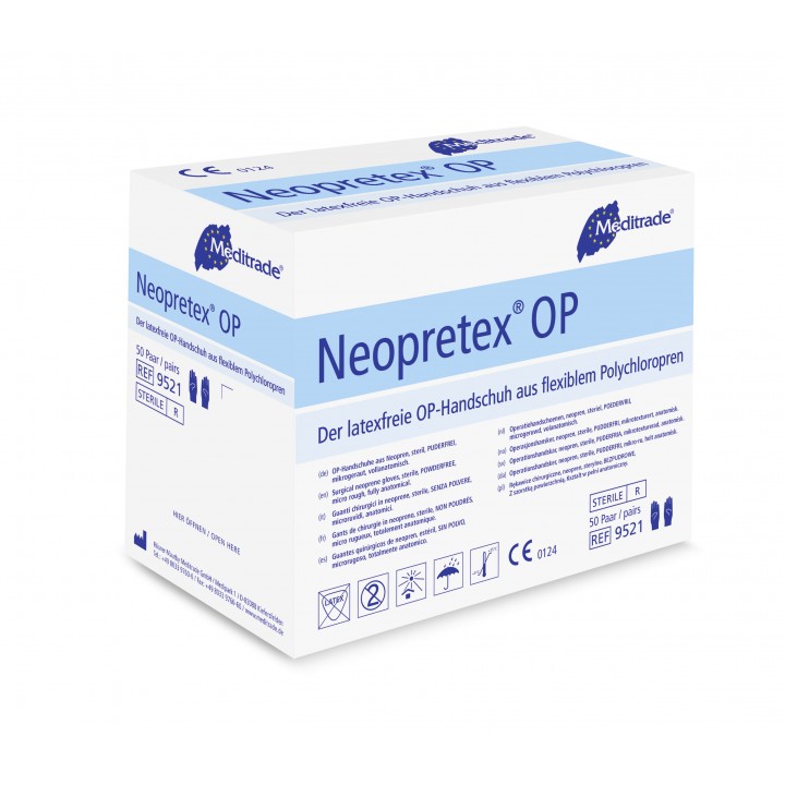 Neopretex Non-Latex Powder Free Sterile Surgical Gloves
