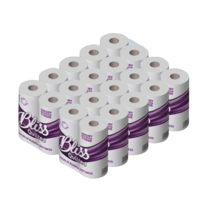 Luxury White Toilet Rolls 3 Ply 