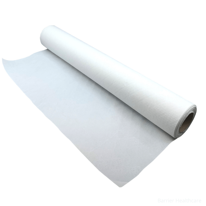 Laminated White 20" Couch Roll Water-resistant