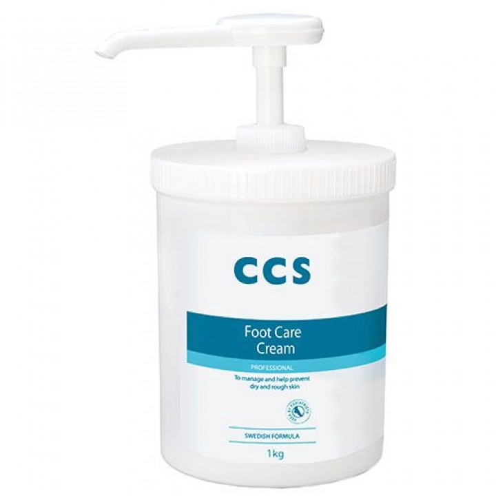 CCS Foot Care Cream Pump Dispenser for 1Kg Tub 