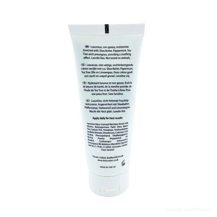 Chirocream Foot Care Cream 100ml Tube 