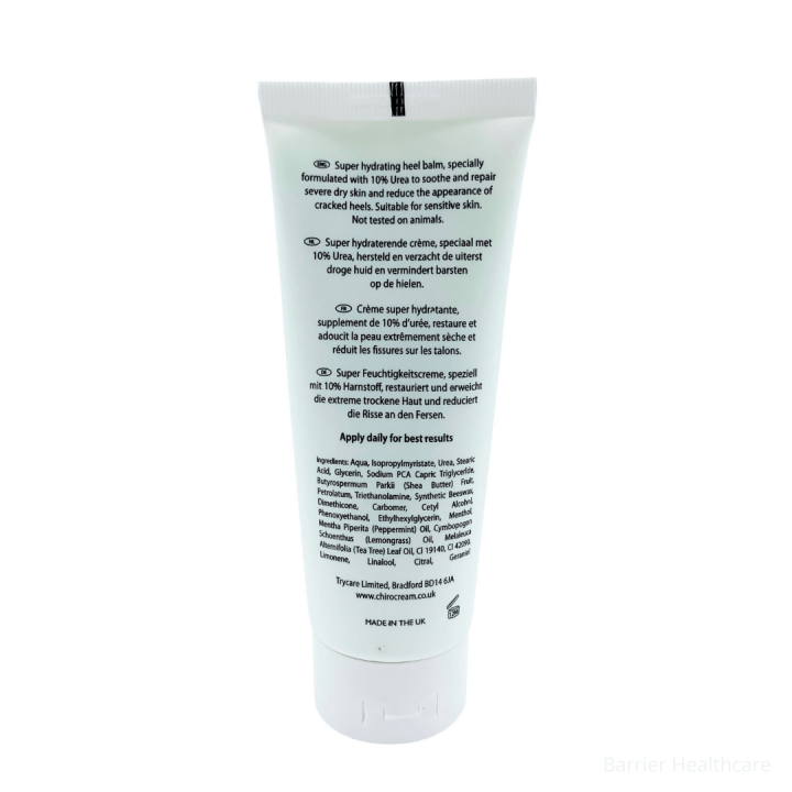 Chirocream Heel Balm with Urea 100ml Tube