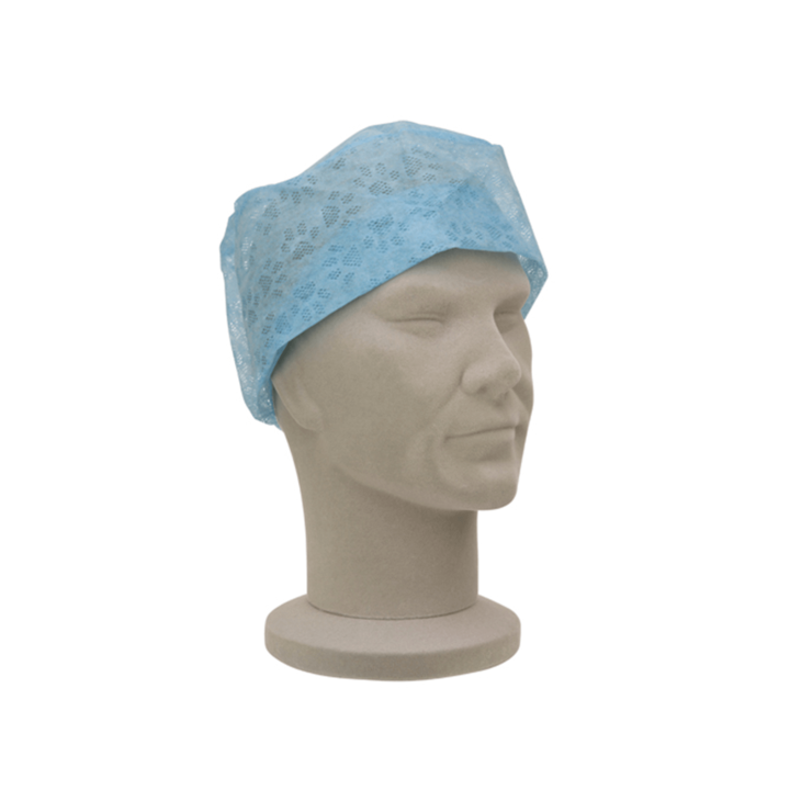 Elasticated–Back Theatre Caps Blue