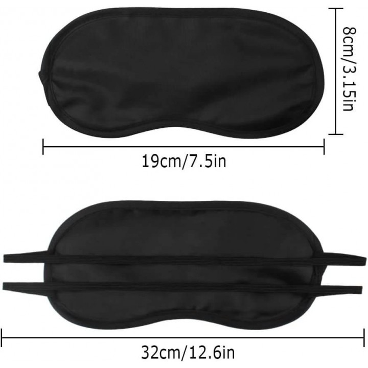 Black Sleep Eye Masks