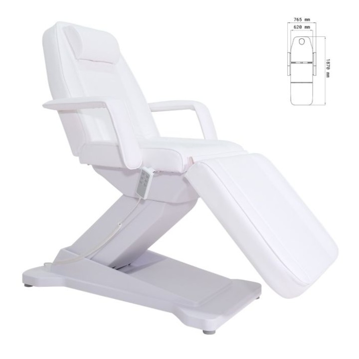 Electric Beauty Couch - 3 Motors - Foot Control