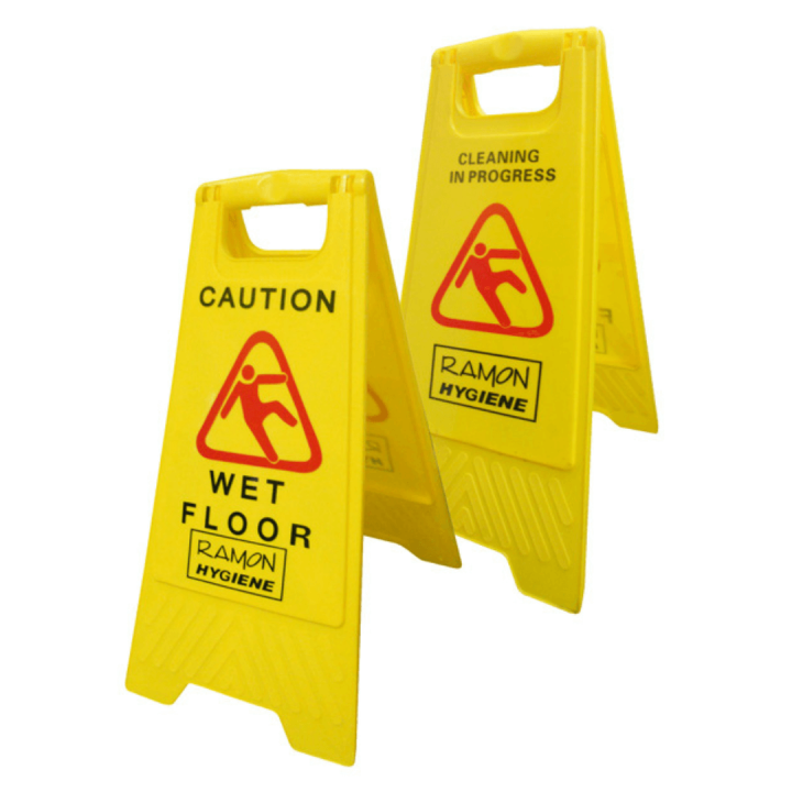 Yellow 'A' Frame Wet Floor Sign 