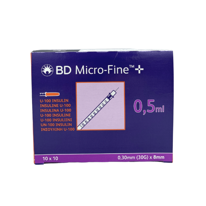 BD Micro-Fine 0.5ml 30g Insulin Syringe 