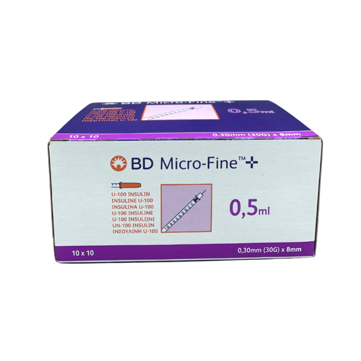 BD Micro-Fine 0.5ml 30g Insulin Syringe 