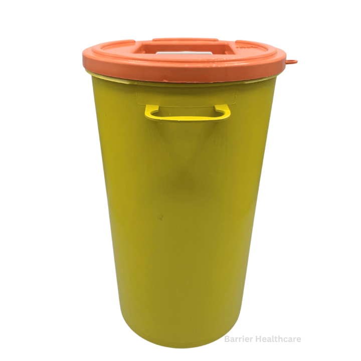 Eco Sharps Bin Orange Lid 5 Litre 