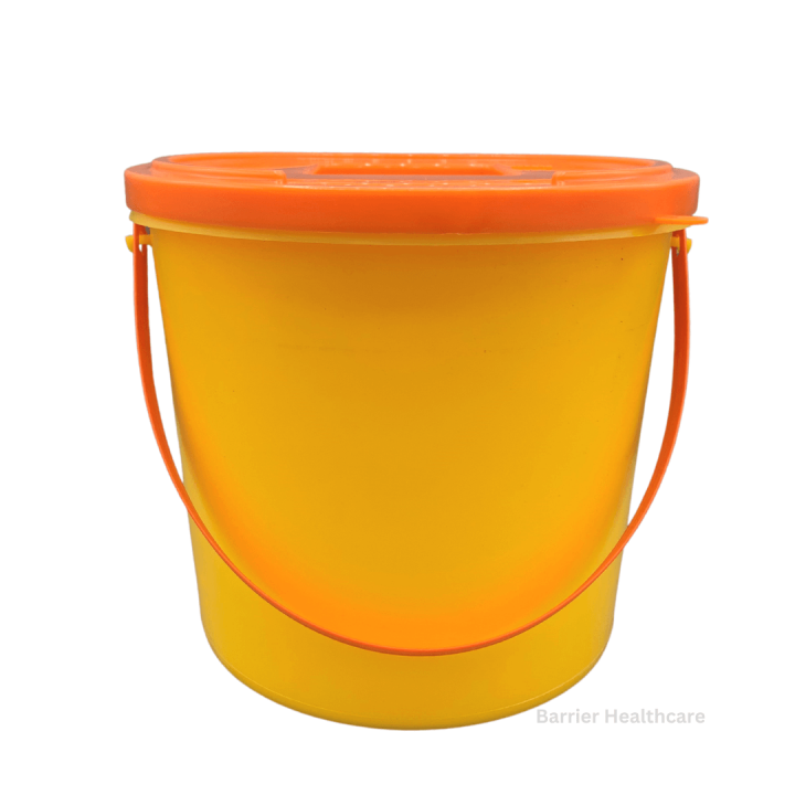 Sharps Bin Orange Lid 7 Litre 