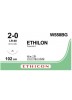 W558BG - ETHILON BLACK 2/0 (100CM) 60MM ⅜ CIRCLE CONVENTIONAL CUTTING NEEDLE