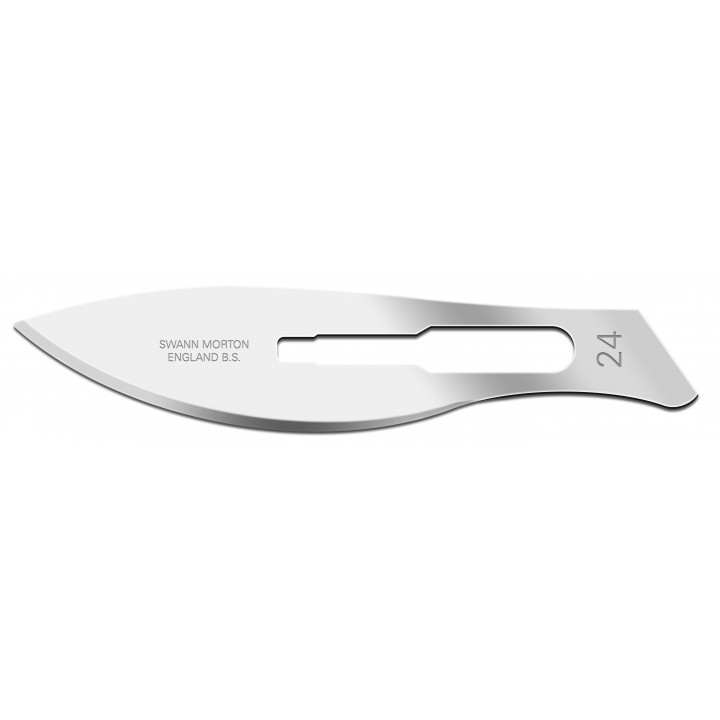 Sterile Blade Size 24 Swann-M (Carbon Steel)