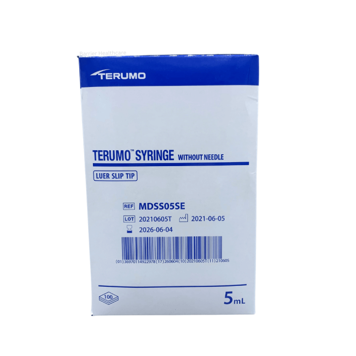 Terumo 5ml Luer Slip Syringes - Eccentric