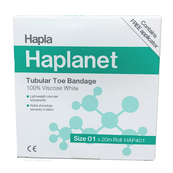 Haplanet Tubular Finger andToe Bandage with Applicator Size 01