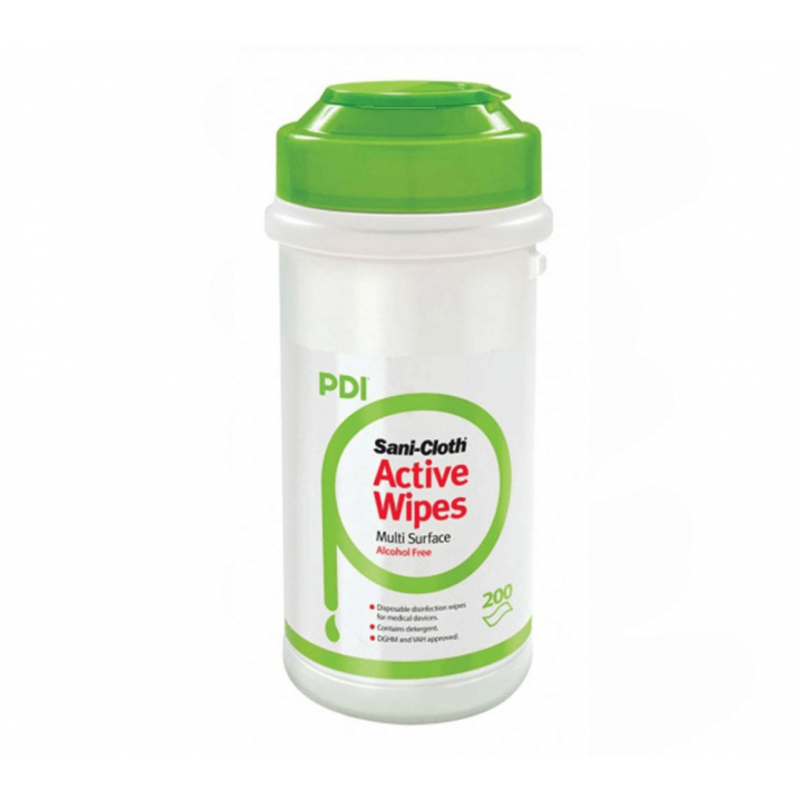 PDI Active Wipes Multi Surface (Alcohol Free)