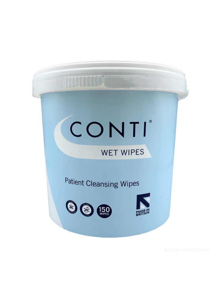 Conti Patient Moist Cleansing Wipes Pail 
