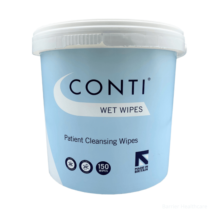Conti Patient Moist Cleansing Wipes Pail 
