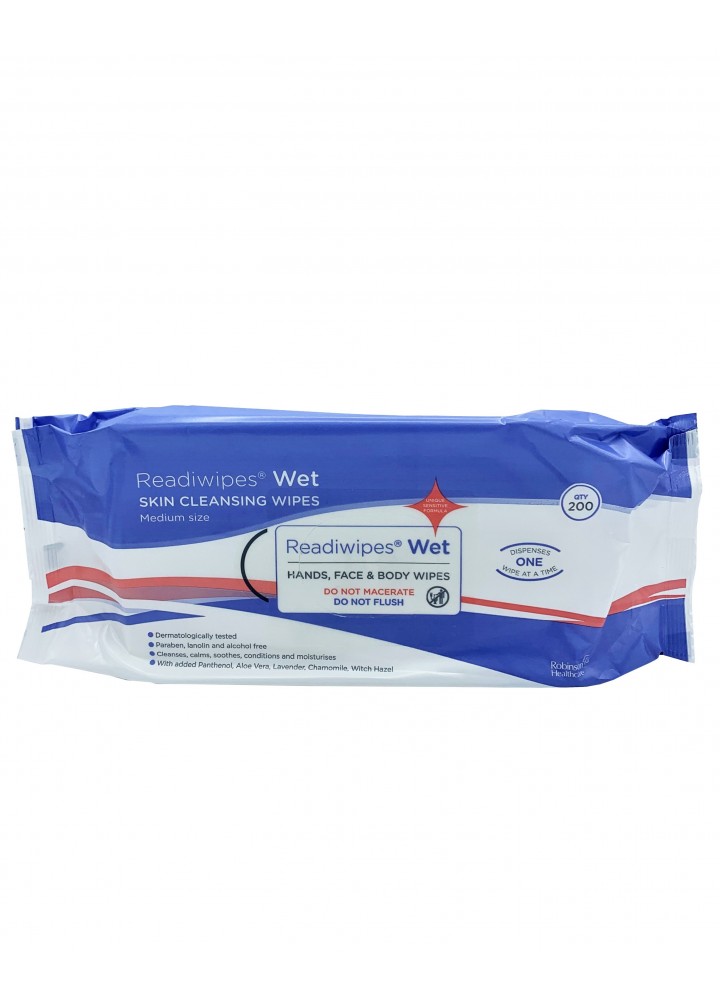 Robinsons Readi Wet Skin Cleansing Wipes (LOW EXPIRY)