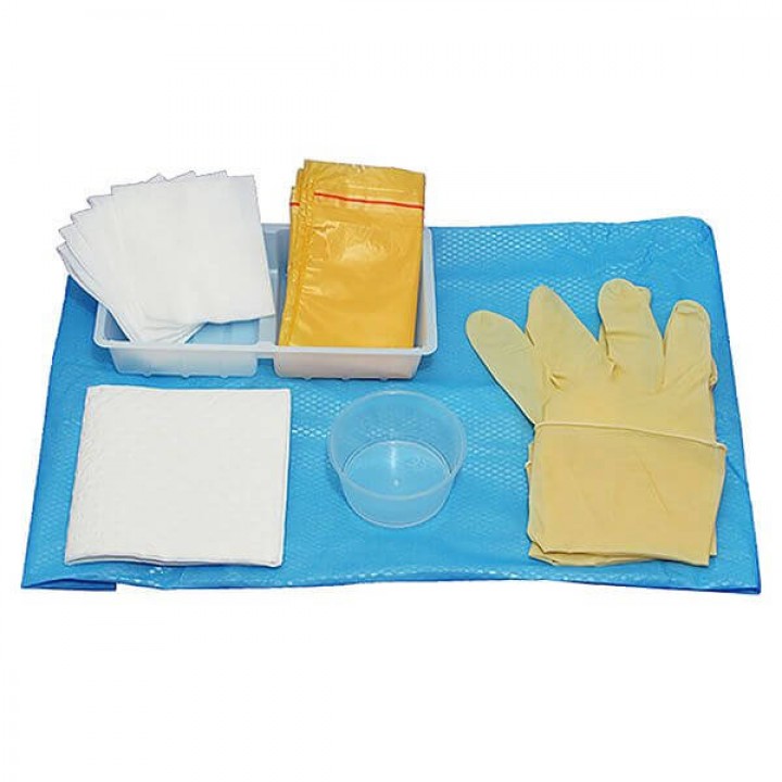 Sterile Dressing Pack With Latex Gloves