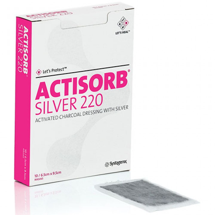 Actisorb Silver Dressing 6.5 x 9.5cm