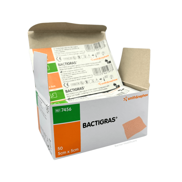 Bactigras Paraffin Gauze Dressing 5 x 5cm 